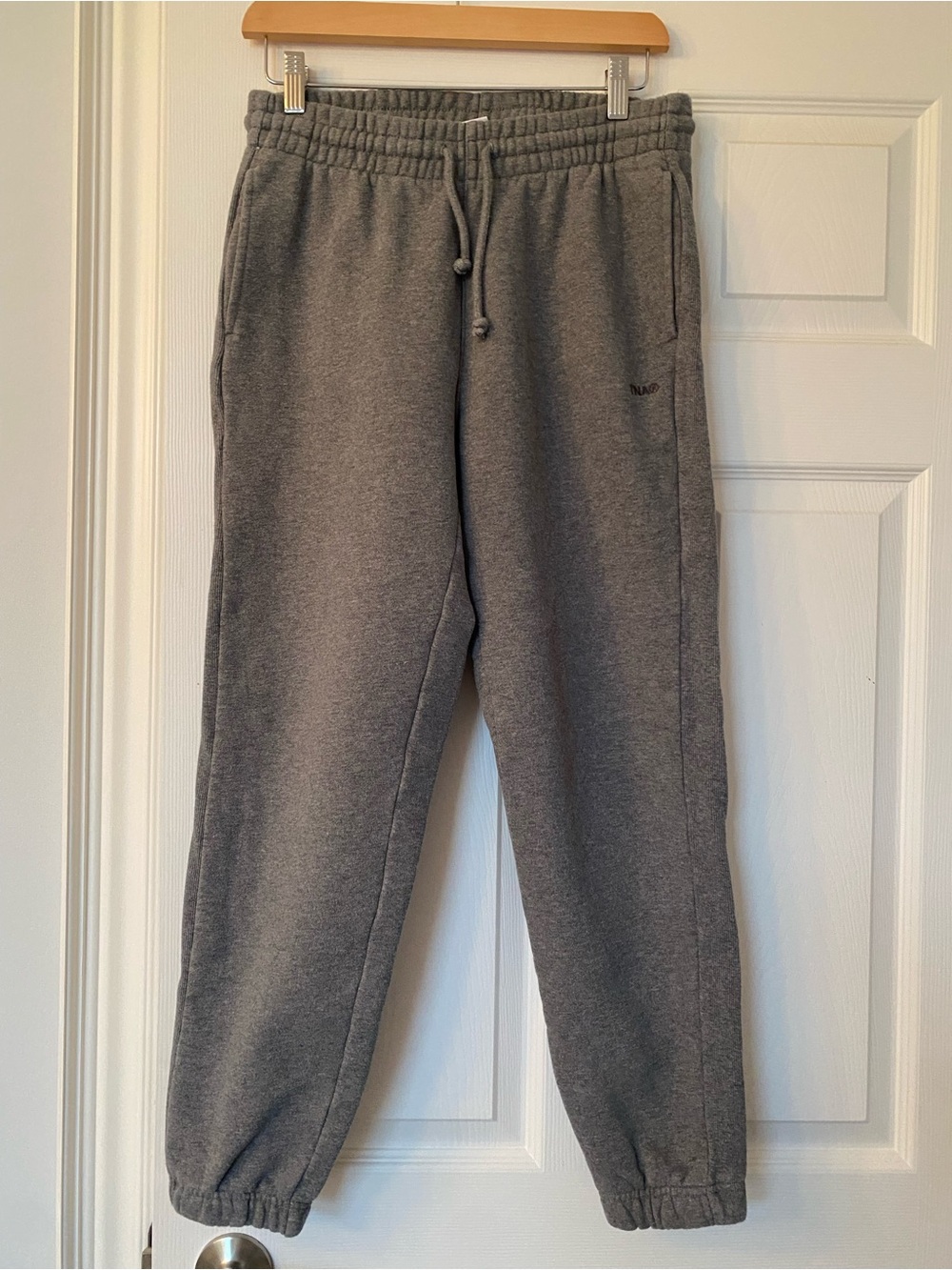 Gray Fleece Jogger Pants - Casual Drawstring Sweatpants